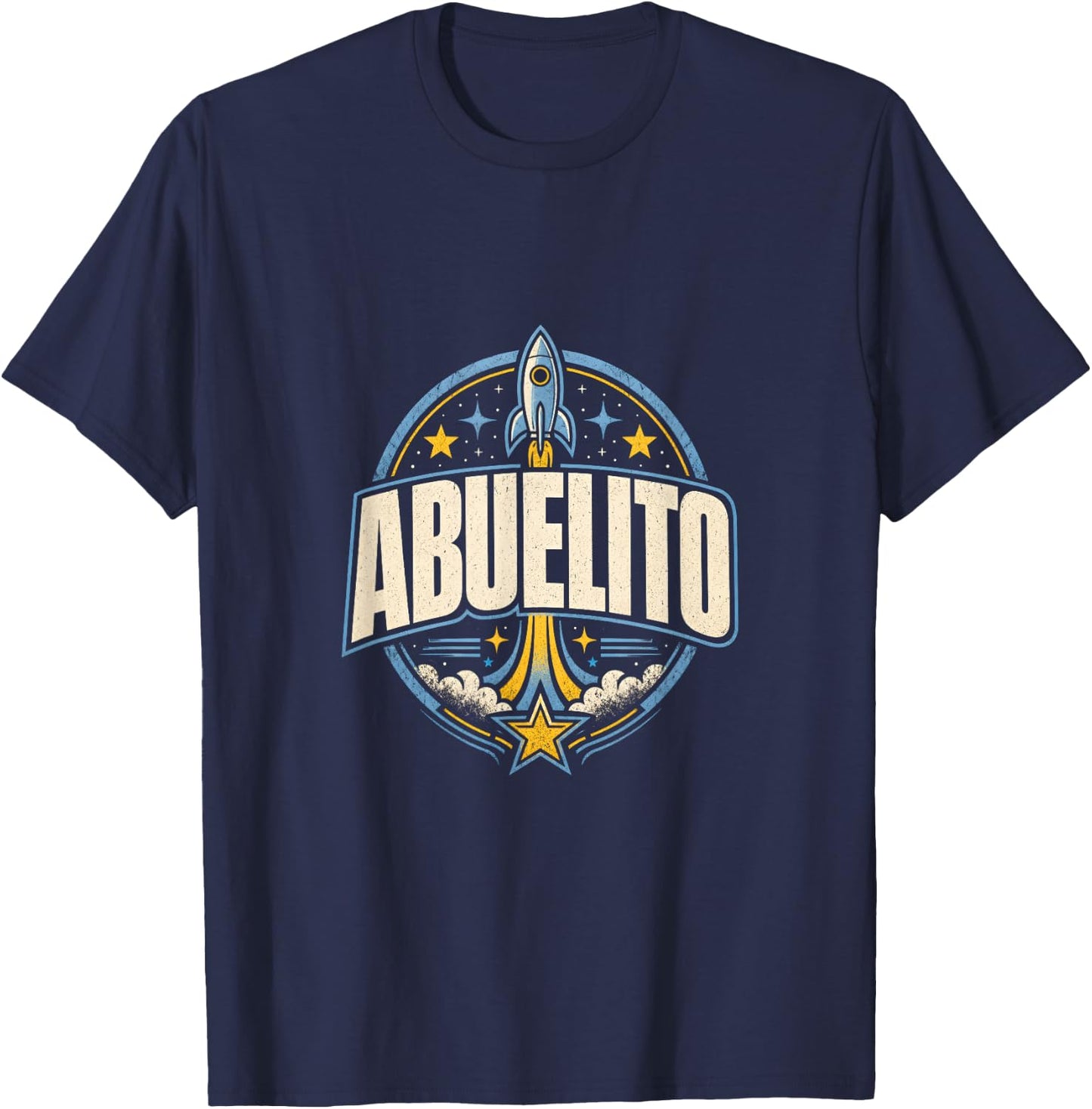 Abuelito Space Birthday Retro Family Classic T-Shirt - T-Shirt | Navy