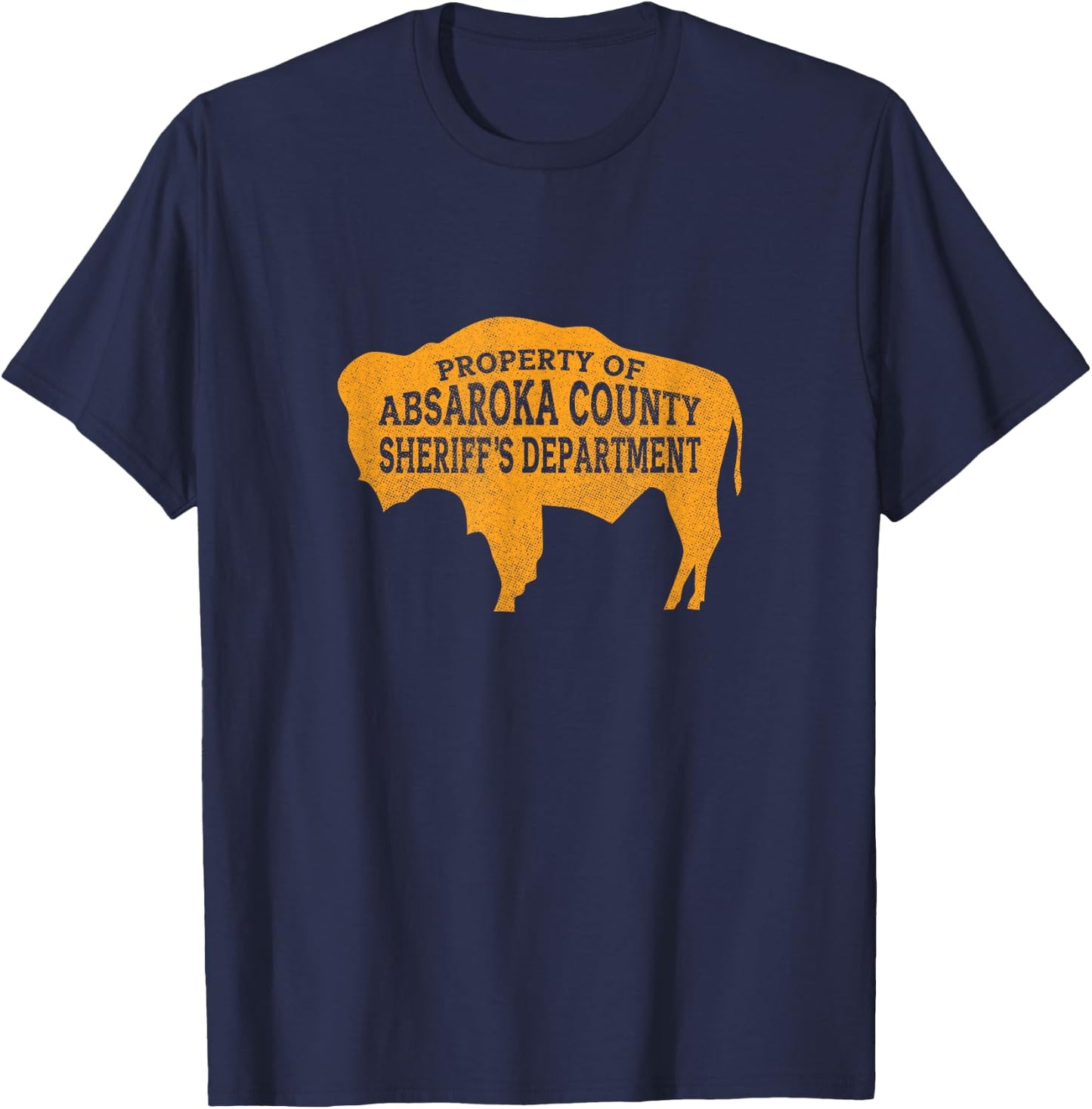 Property of Absaroka County Sheriff's Department T-Shirt - T-Shirt | Navy