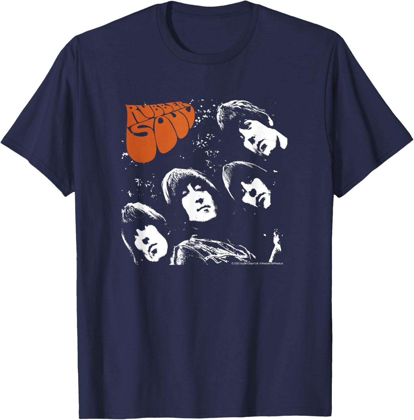 The Beatles - Rubber Sole T-Shirt - T-Shirt | Navy
