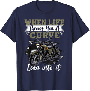 Funny Motorcycle Lover Graphic Biker Men Motorbike Rider T-Shirt - T-Shirt | Navy