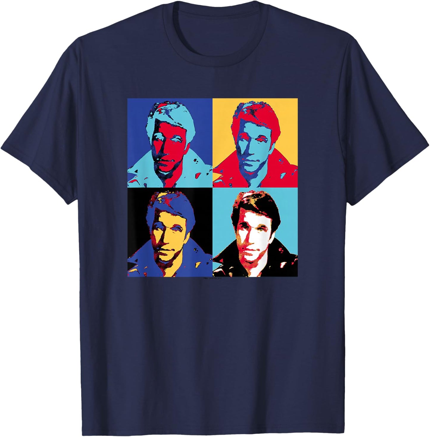 Happy Days Fonz Pop T-Shirt - T-Shirt | Navy