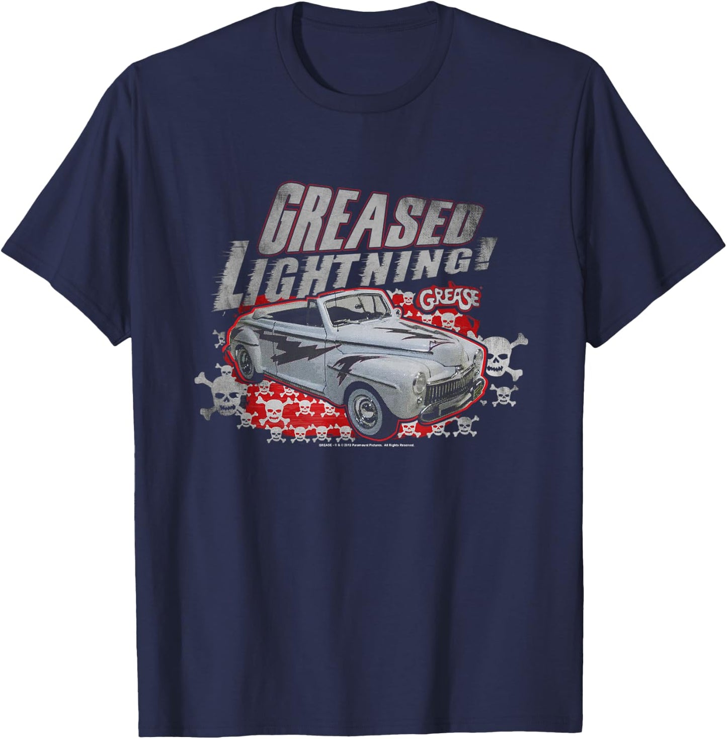 Grease Greased Lightening T-Shirt - T-Shirt | Navy
