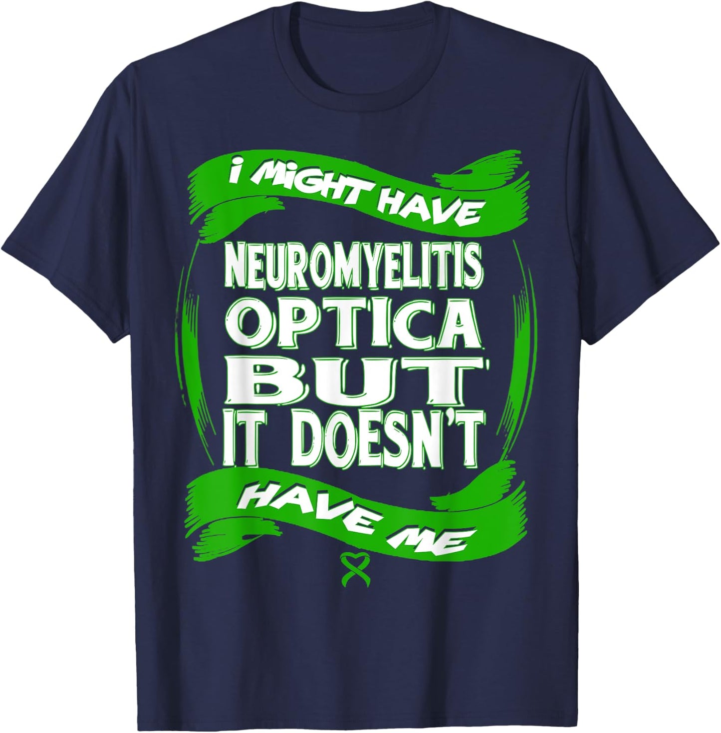 neuromyelitis optica Awareness T-Shirt - T-Shirt | Navy