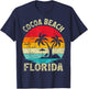 Family Vacation Vintage Retro Florida Cocoa Beach Women Kids T-Shirt - T-Shirt | Navy