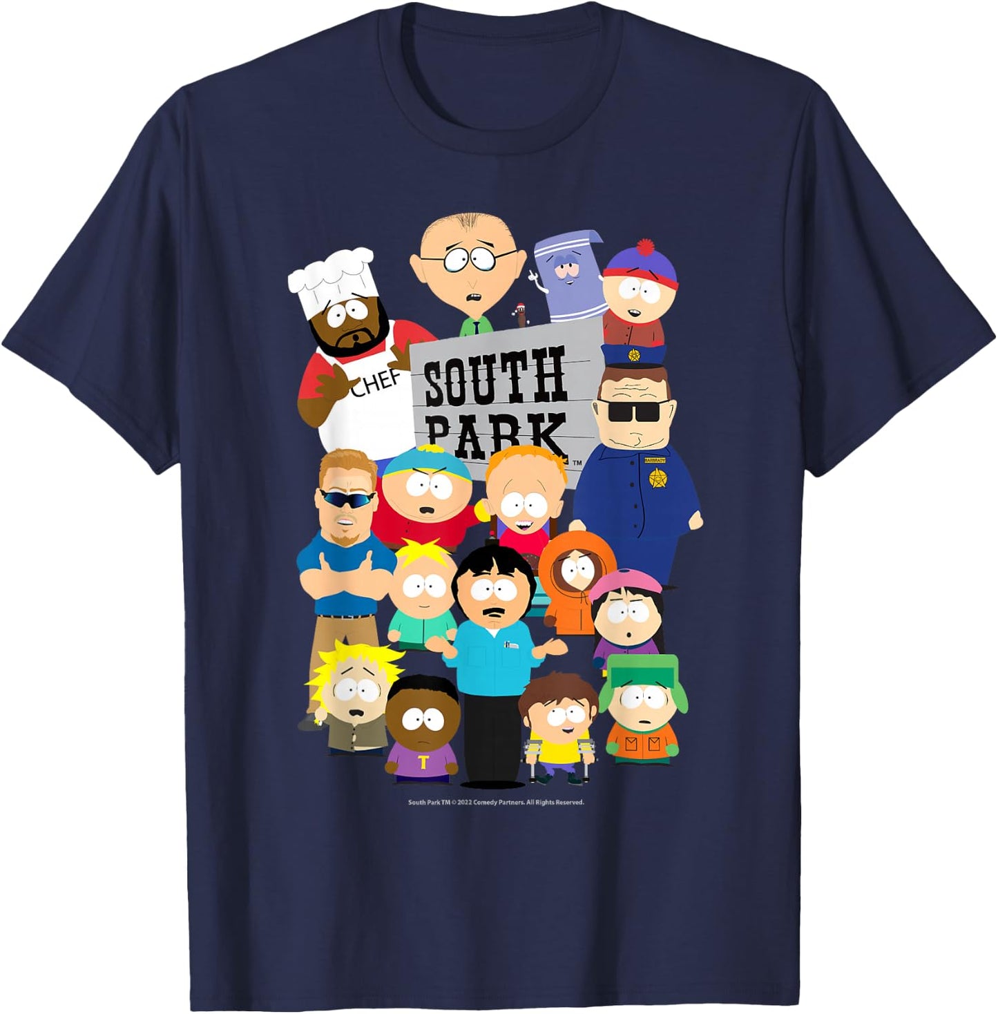 South Park Cast T-Shirt - T-Shirt | Navy