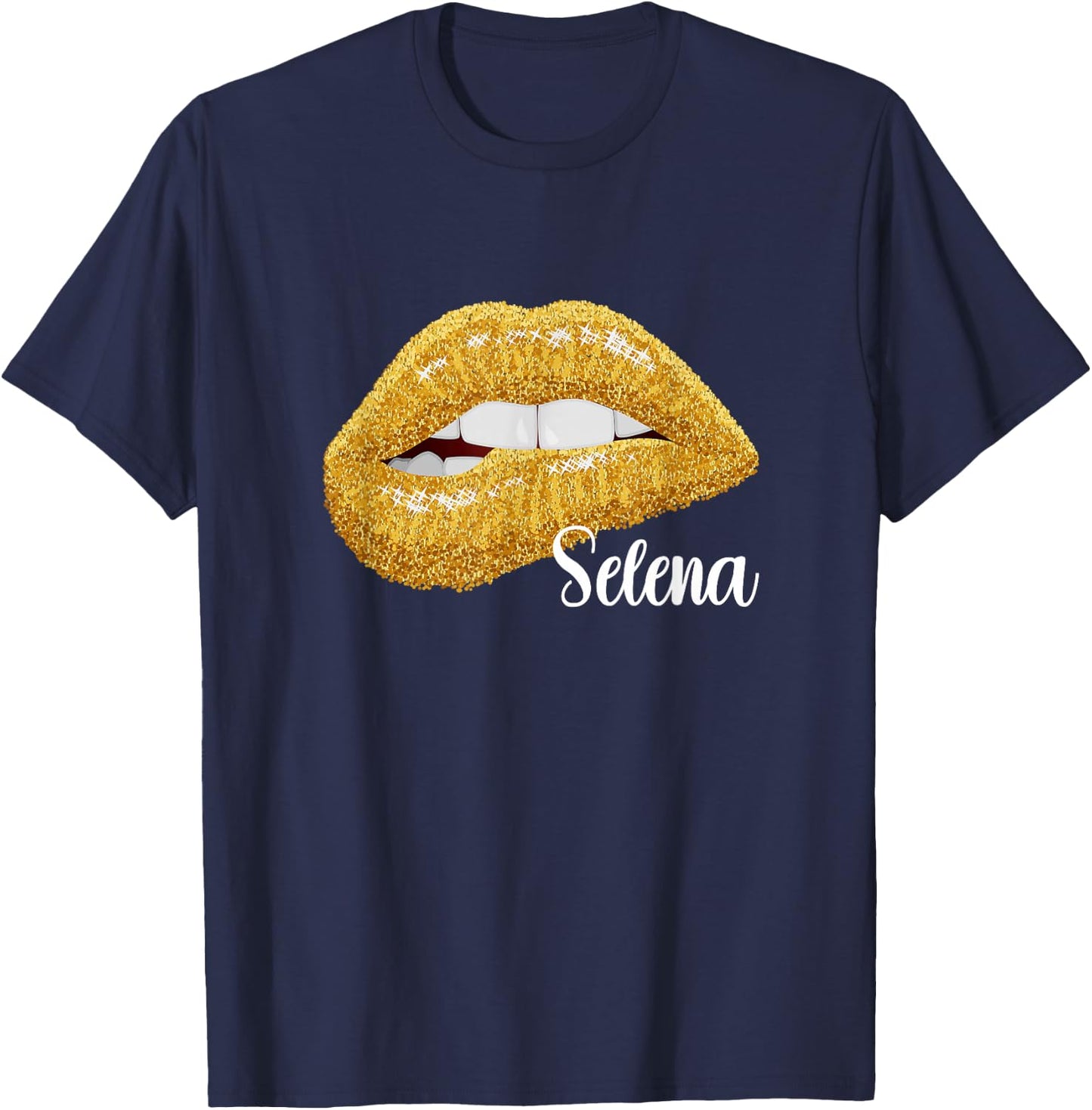 Selena First Name Gift T-Shirt - T-Shirt | Navy