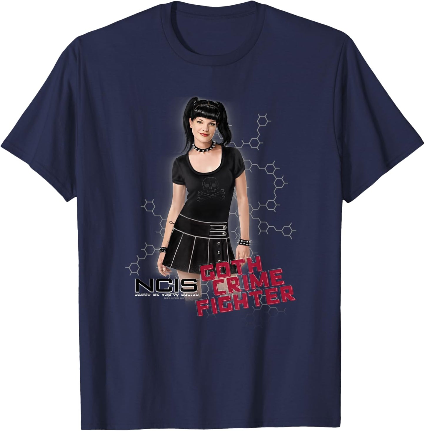 NCIS Goth Crime Fighter T-Shirt - T-Shirt | Navy