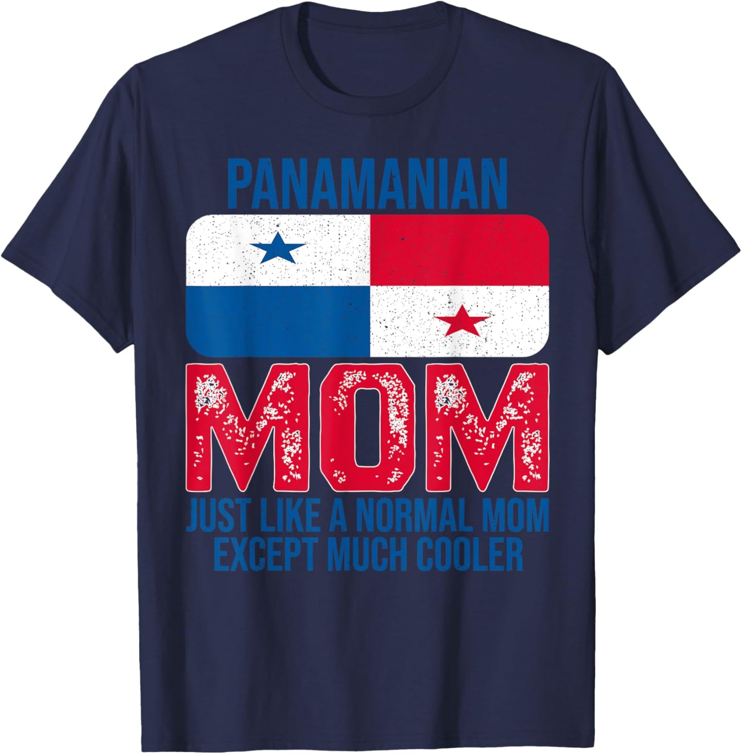 Vintage Panamanian Mom Panama Flag For Mother's Day T-Shirt - T-Shirt | Navy