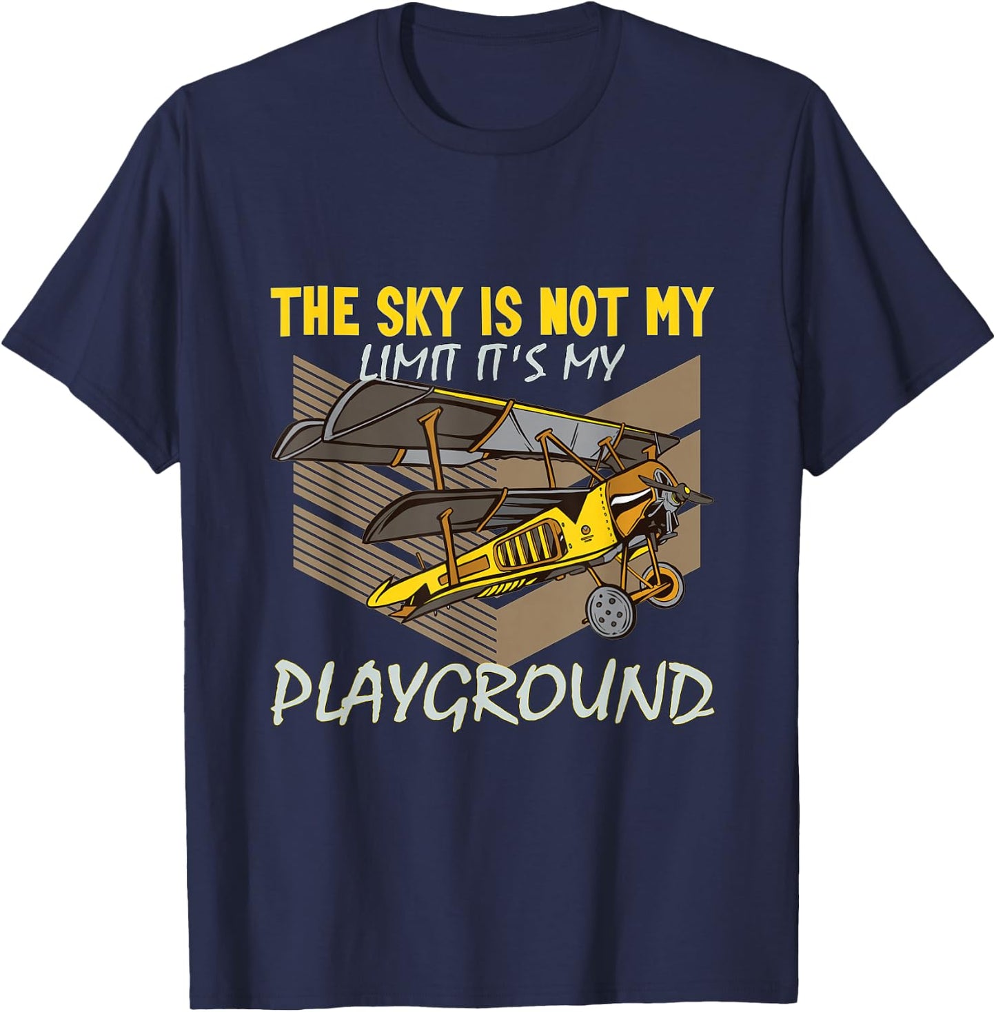 The Sky is not my Limit it's my Playground Pilot T-Shirt - T-Shirt | Navy