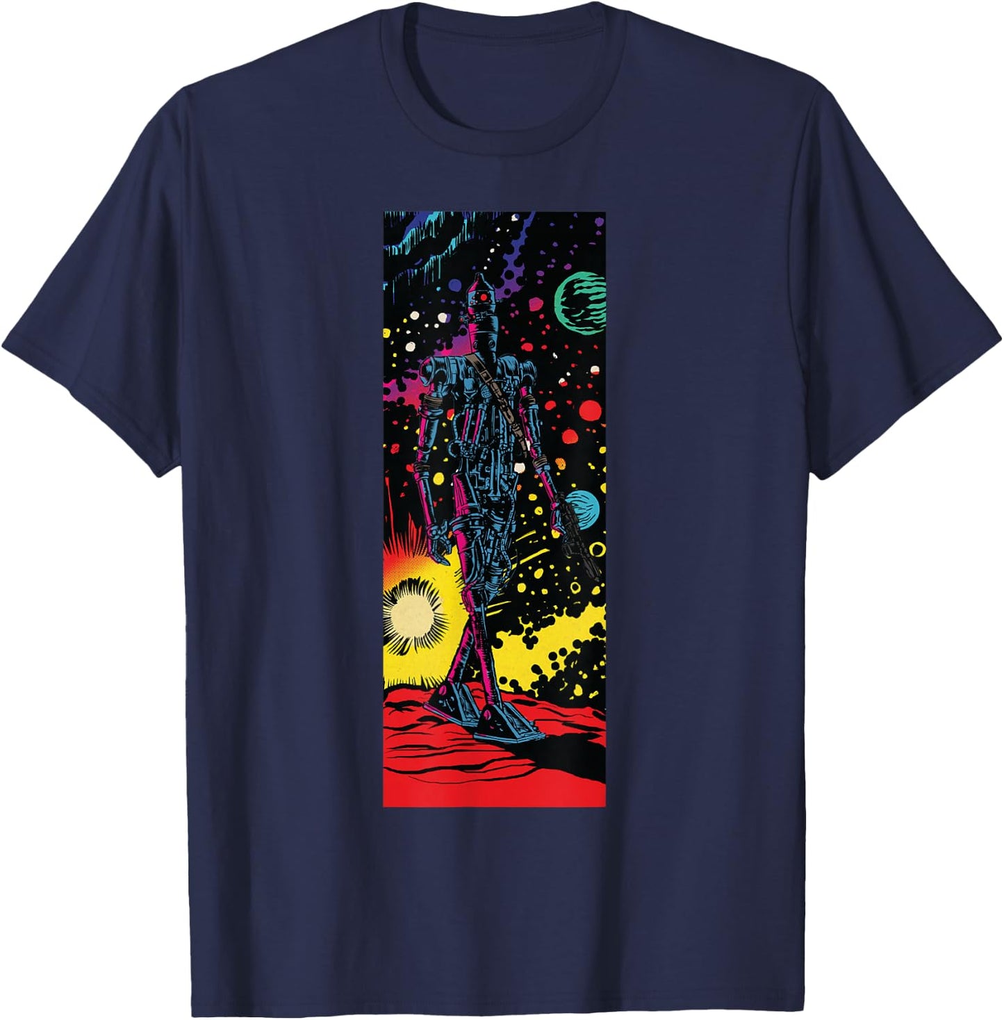 Star Wars IG-88 Comic Book T-Shirt - T-Shirt | Navy