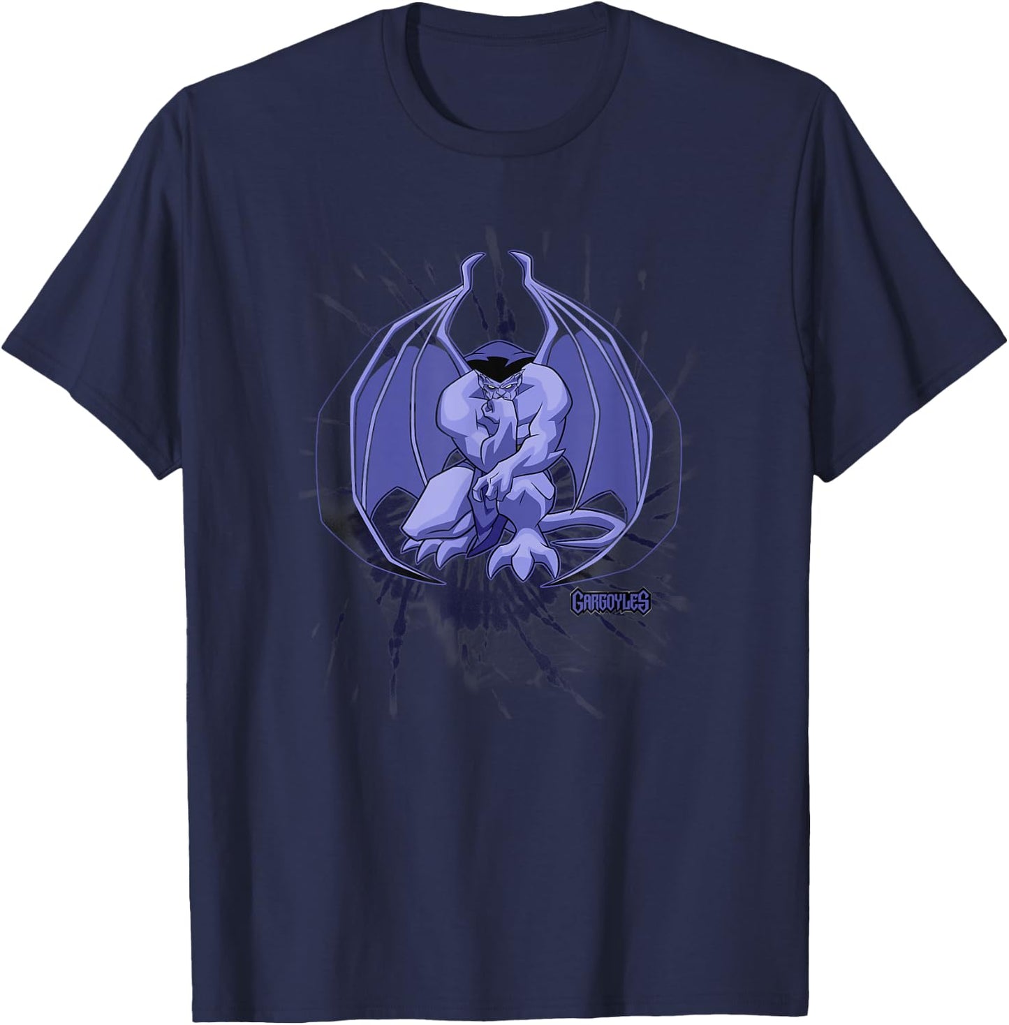 Disney Gargoyles Spiral Goliath T-Shirt - T-Shirt | Navy