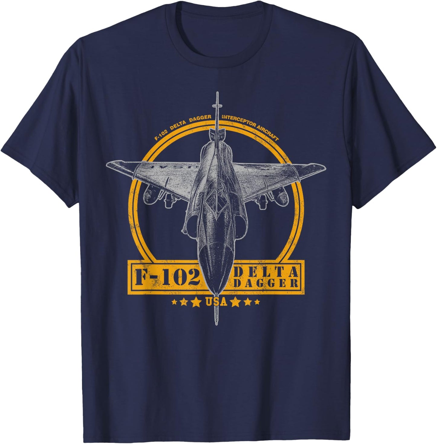 F-102 Delta Dagger Interceptor T-Shirt - T-Shirt | Navy