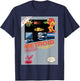 Nintendo NES Metroid Retro Vintage Cover Graphic T-Shirt - T-Shirt | Navy