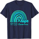 PTSD Awareness Hope Rainbow T-Shirt - T-Shirt | Navy