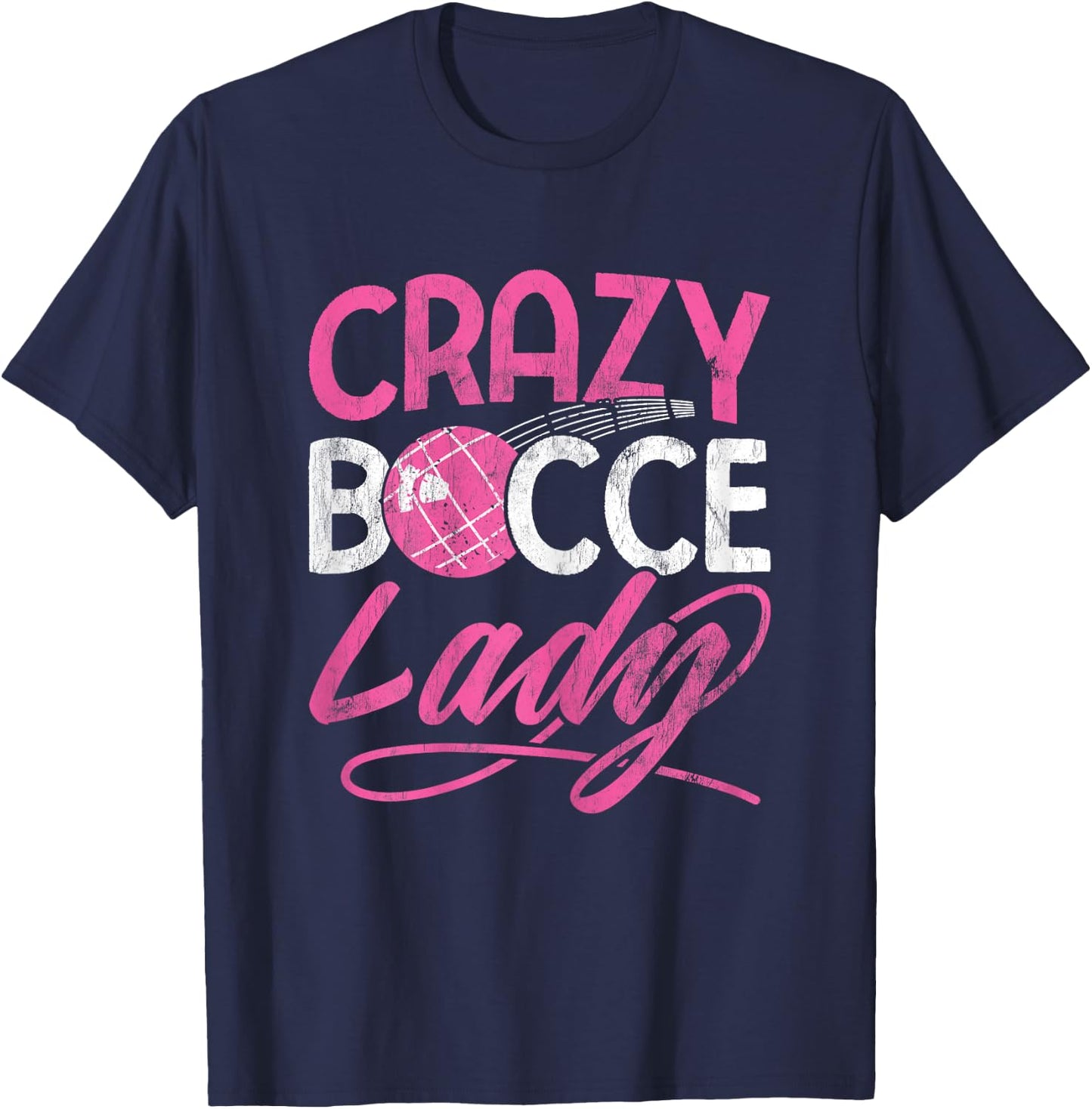 Crazy Bocce Ball T-Shirt - T-Shirt | Navy