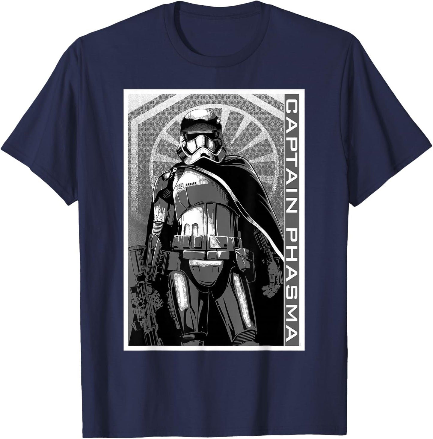Star Wars Captain Phasma Portrait T-Shirt - T-Shirt | Navy