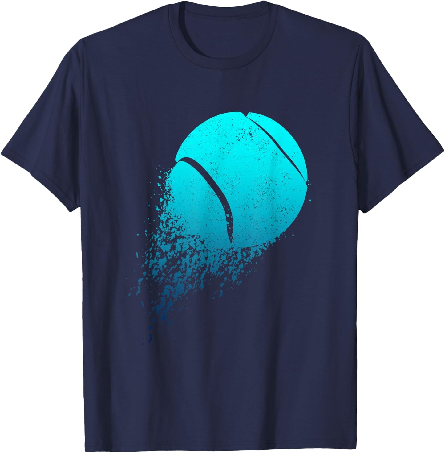 Tennis Player Sport Vintage Men Women Tennis T-Shirt - T-Shirt | Navy