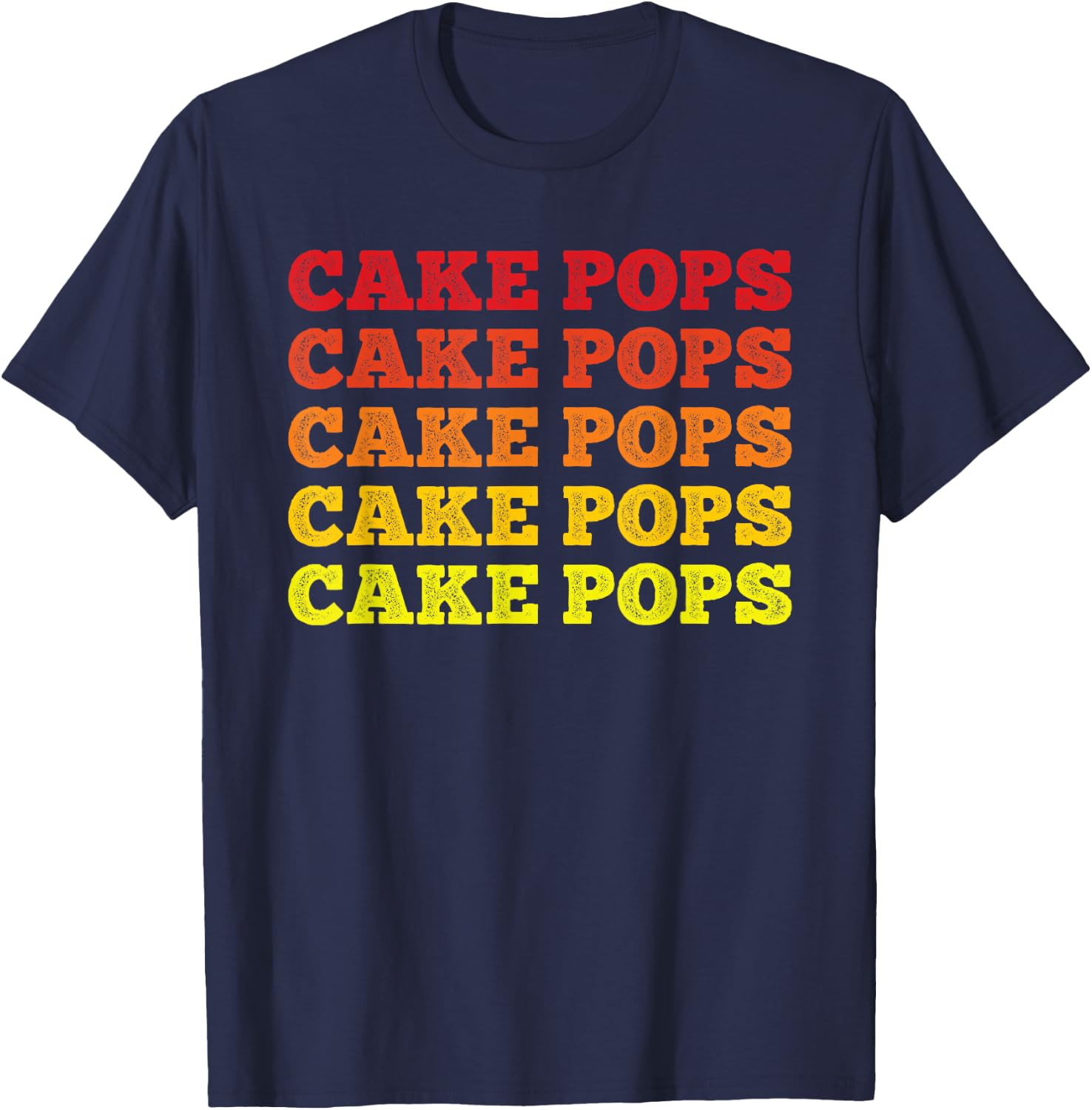 Cake Pops Retro Cake Pop T-Shirt - T-Shirt | Navy