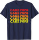 Cake Pops Retro Cake Pop T-Shirt - T-Shirt | Navy