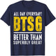 Positive Quote BTSG T-Shirt - T-Shirt | Navy
