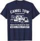 Camel Towing Shirt Tow Truck Adult Humor Camel Towing T-Shirt - T-Shirt | Navy