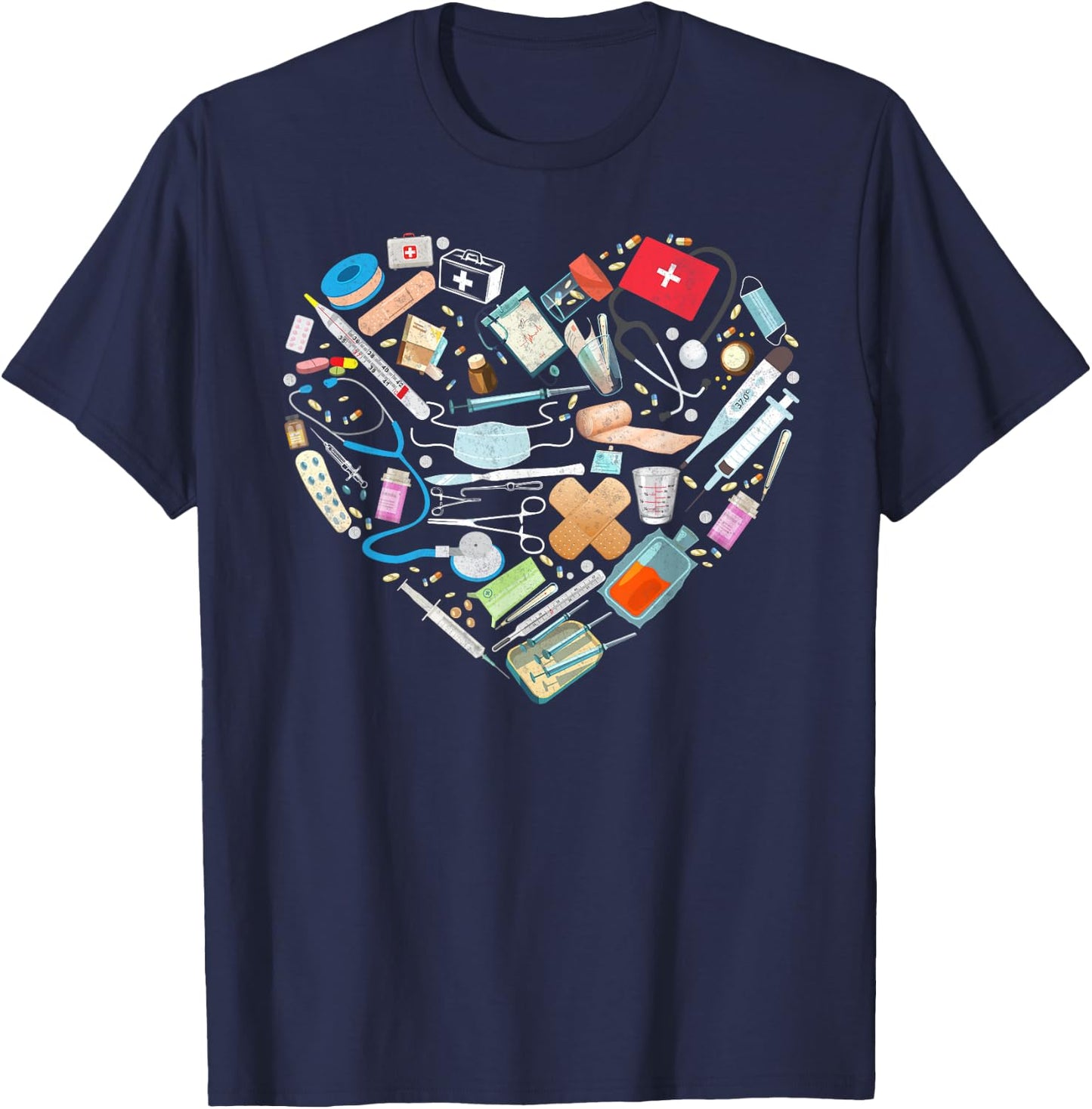 Certified Medical Assistant Heart Nurse Doctor CMA T-Shirt - T-Shirt | Navy