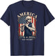 George Washington Sunglasses Flute 1776-2026 250 Years T-Shirt - T-Shirt | Navy