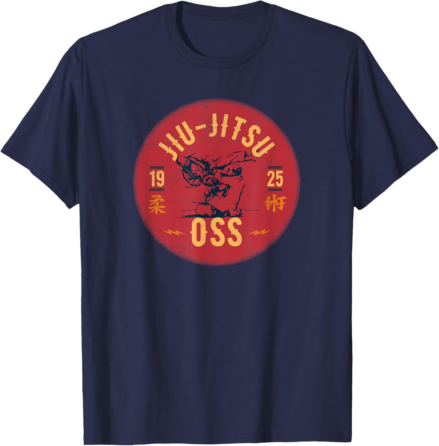 Brazilian Jiu Jitsu Jiu-Jitsu BJJ T-Shirt - T-Shirt | Navy