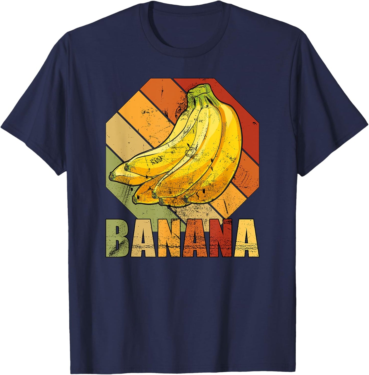 Retro banana banana T-Shirt - T-Shirt | Navy