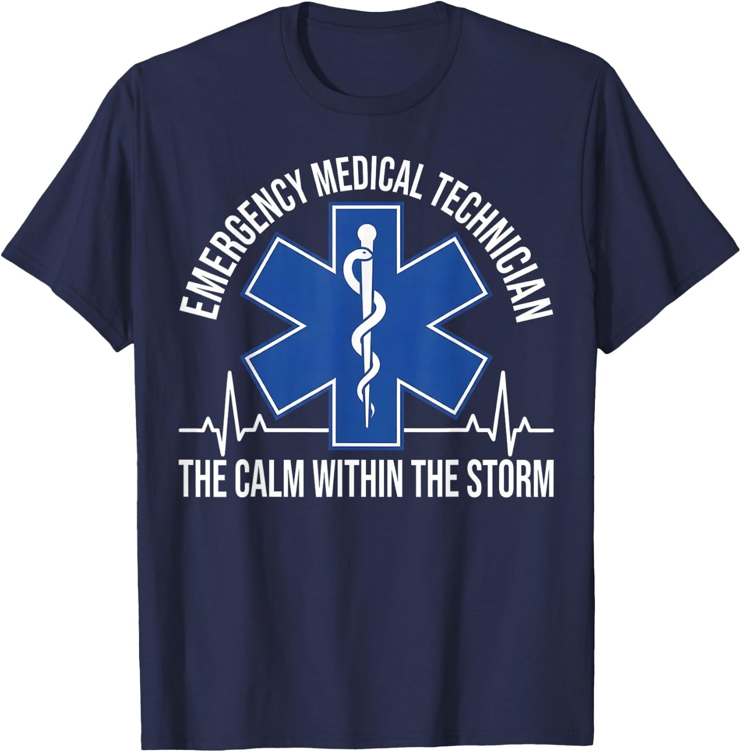 The Calm Within The Storm Medical Badge T-Shirt - T-Shirt | Navy