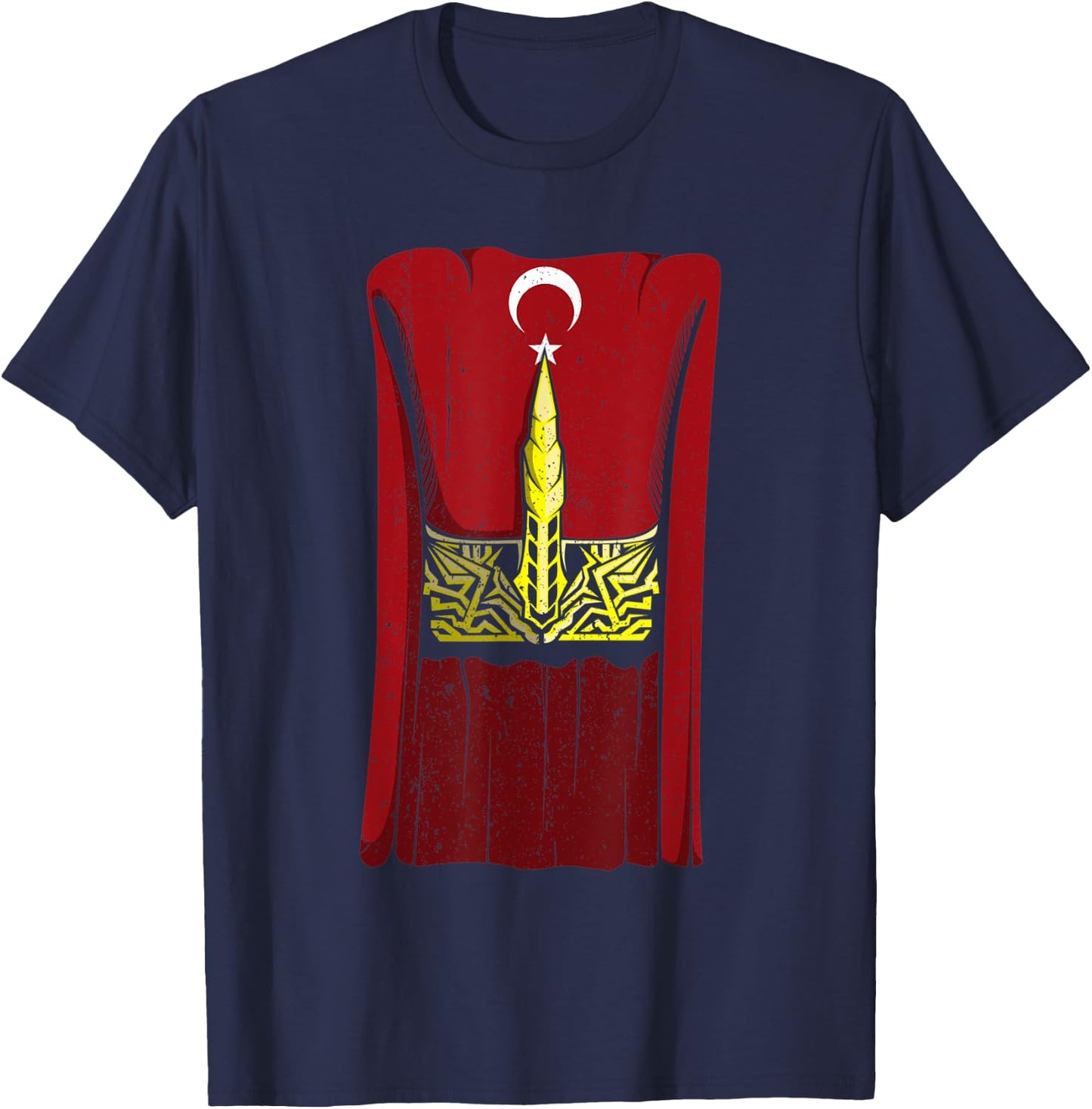 Ottoman Empire Ottoman Warrior Janissaries 1453 T-Shirt - T-Shirt | Navy