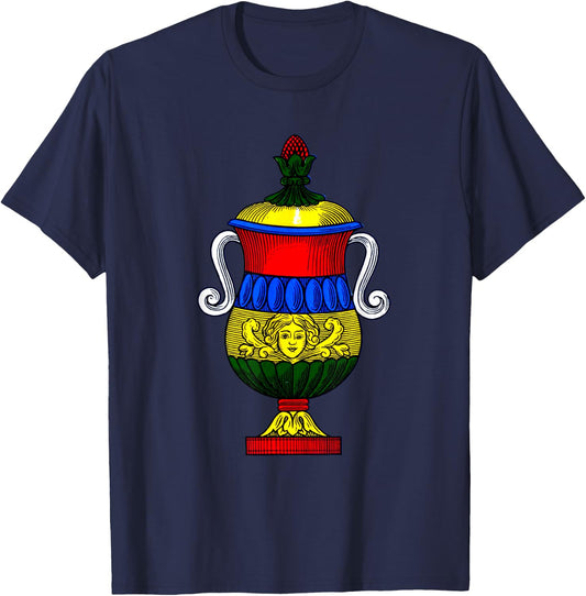 Ace of Cups [Neapolitan Cards] The Italian Playing Cards T-Shirt - T-Shirt | Navy