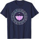 Mandala Yoga Lotus Design Lotus Flower Lotus flower T-Shirt - T-Shirt | Navy