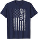 American USA Flag Farmer Rancher Farming T-Shirt - T-Shirt | Navy