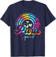 Teach Love Tie Dye Rainbow Para Squad Back To School T-Shirt - T-Shirt | Navy