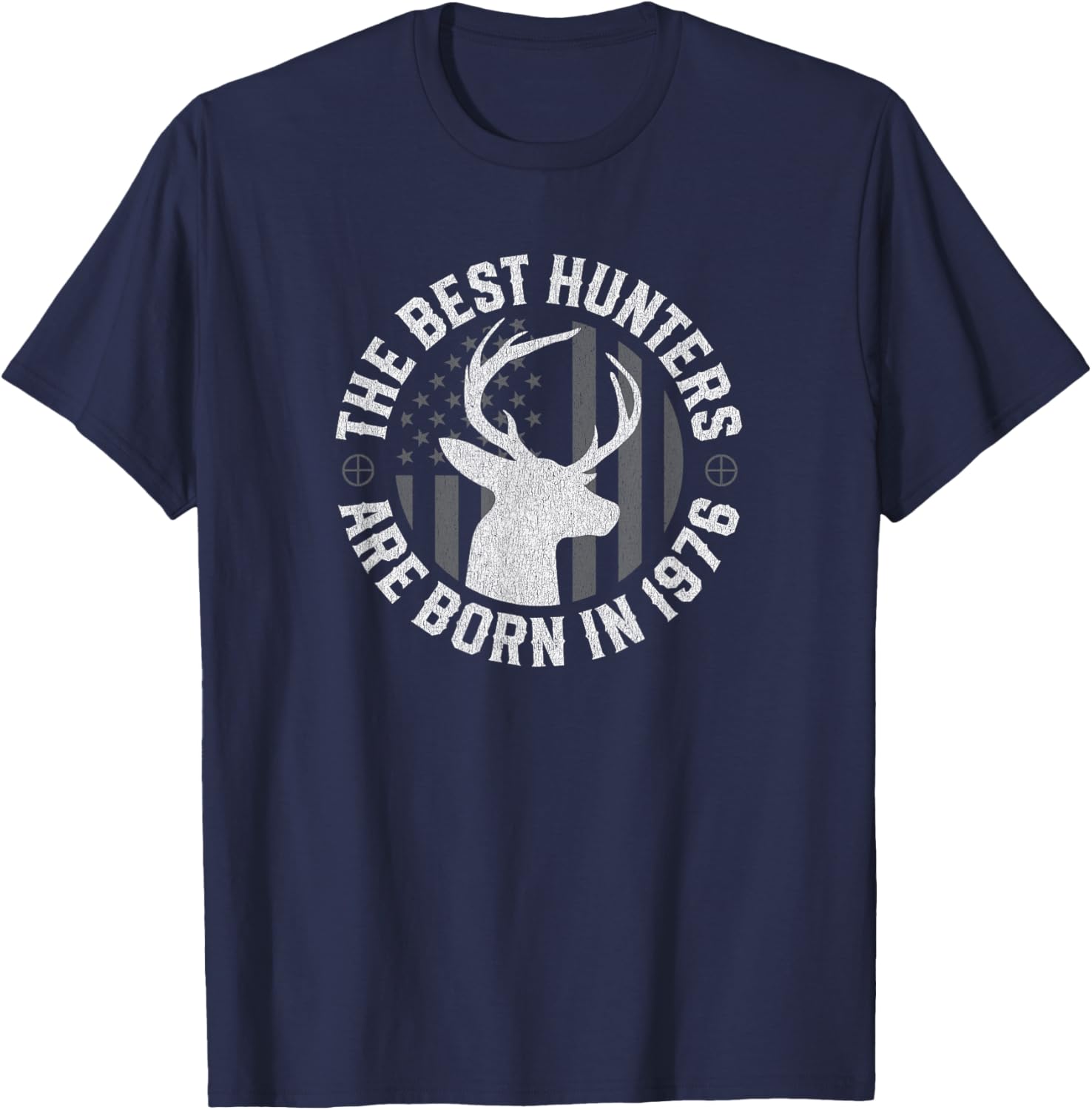 50 Year Old Deer Hunter Hunting 1976 50th Birthday T-Shirt - T-Shirt | Navy