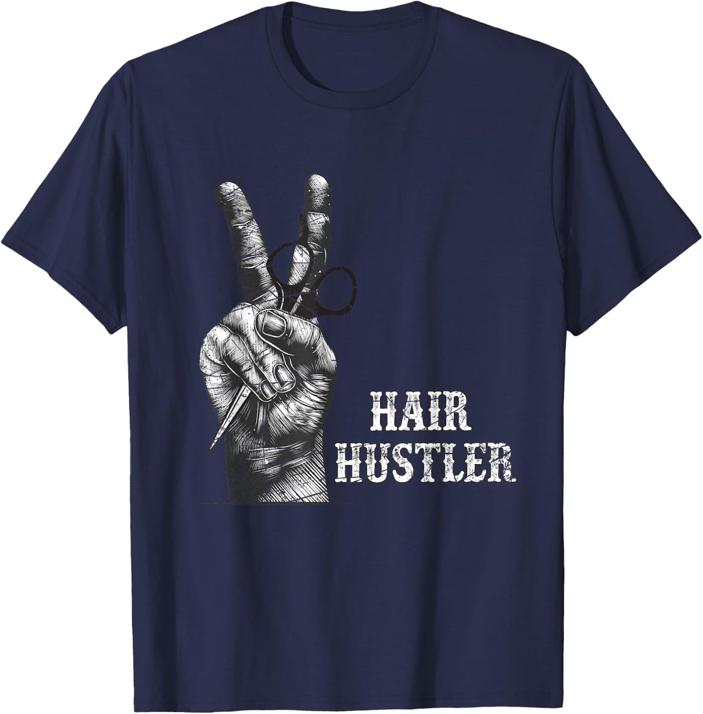 Hairdresser Cosmetology Barber Gift Hairstylist T-Shirt - T-Shirt | Navy