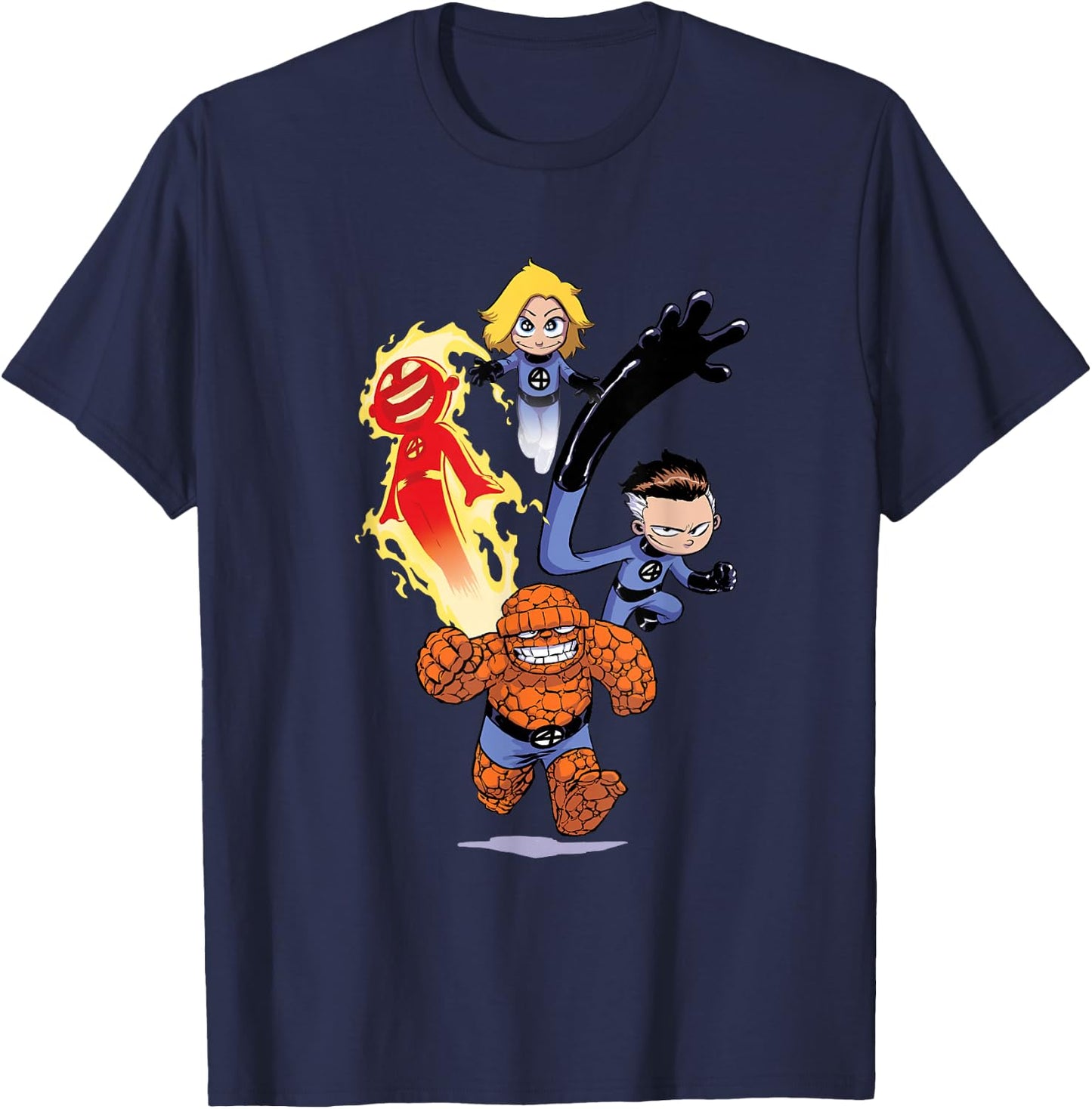 Marvel Fantastic Four Young T-Shirt - T-Shirt | Navy