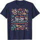 floral Neurodivergent Autism Awareness T-Shirt - T-Shirt | Navy