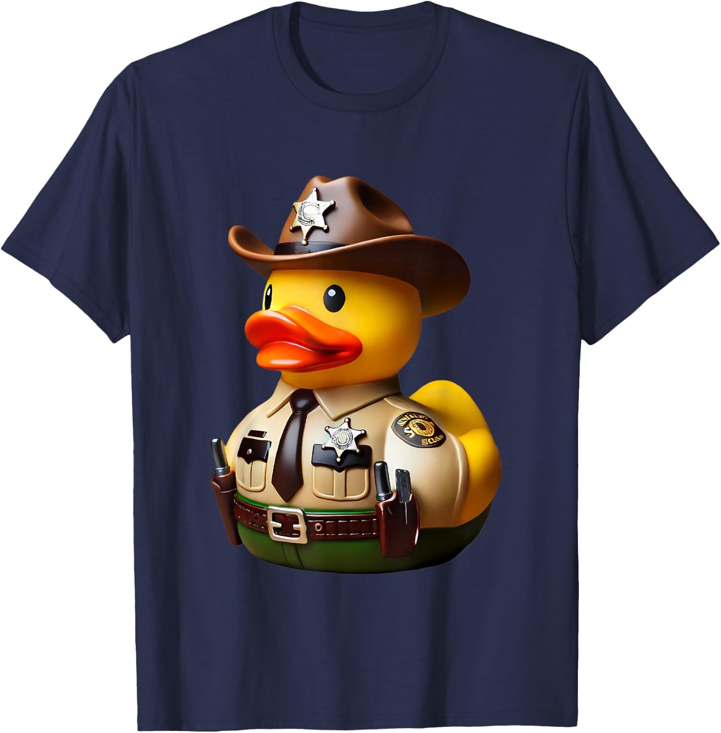 Rubber Duck Deputy Sheriff T-Shirt - T-Shirt | Navy