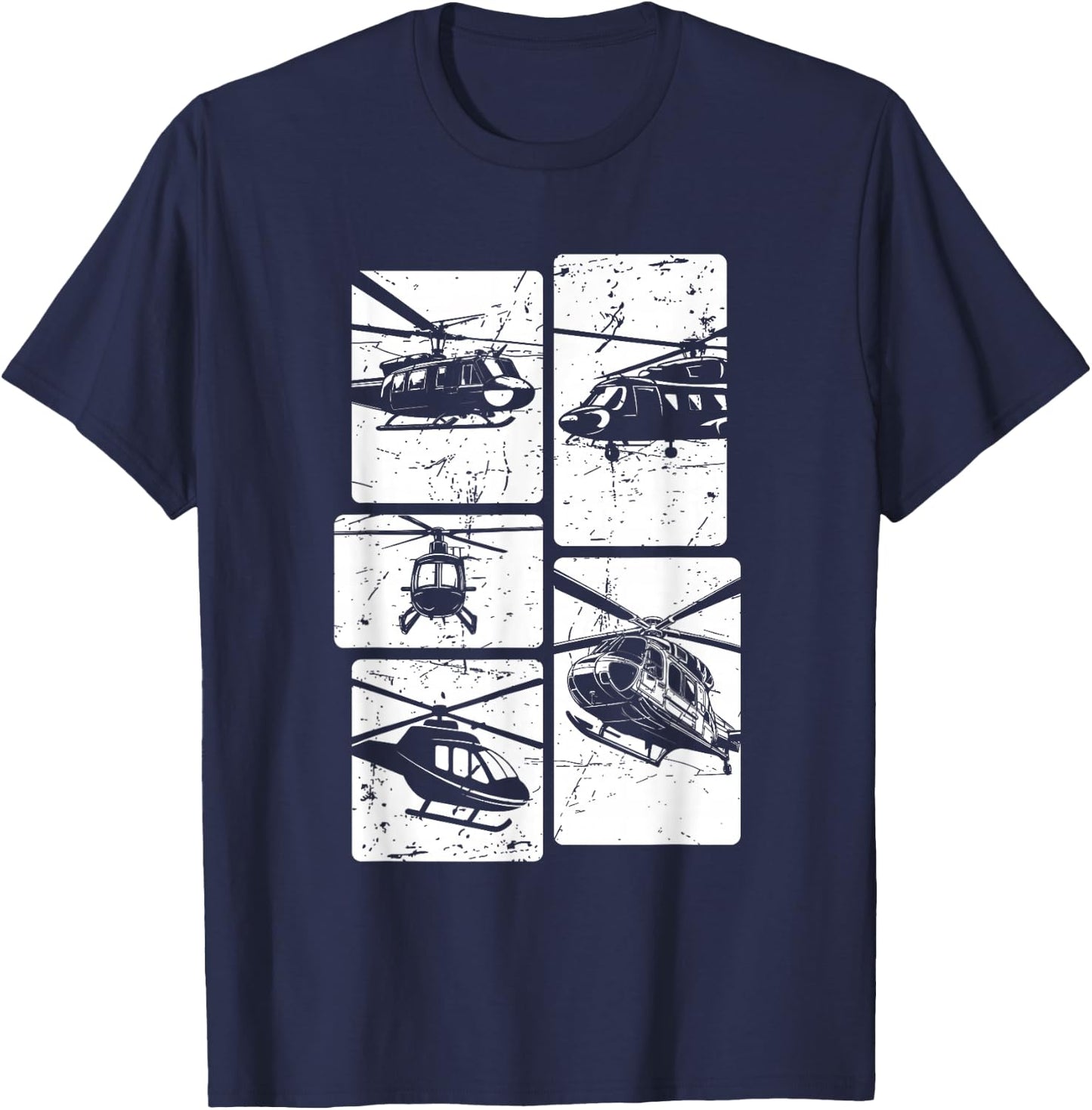 Helicopter T-Shirt - T-Shirt | Navy