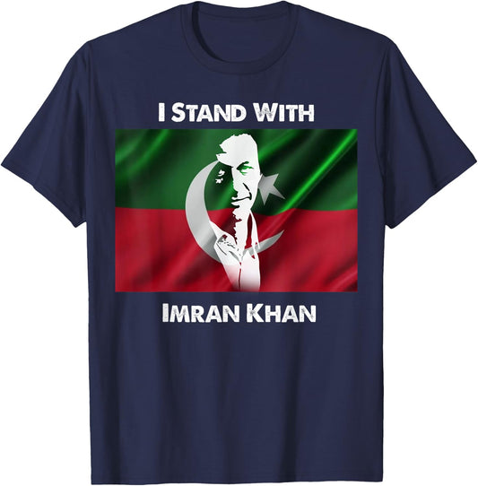 Imran Khan Absolutely Not PTI Pakistan Prime Minister T-Shirt - T-Shirt | Navy