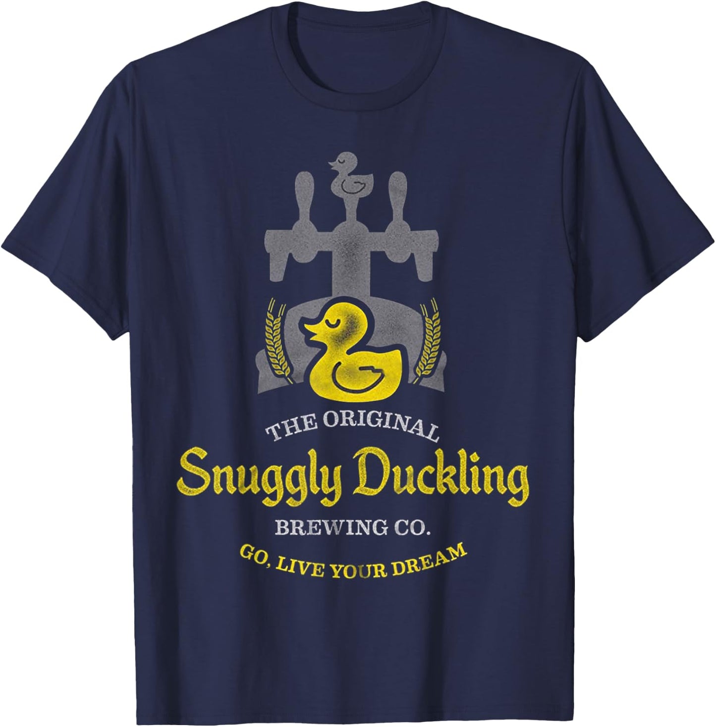 Snuggly Duckling Brewing Company T-Shirt - T-Shirt | Navy