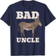 Badass Uncle Funny Pun Cool T-Shirt - T-Shirt | Navy