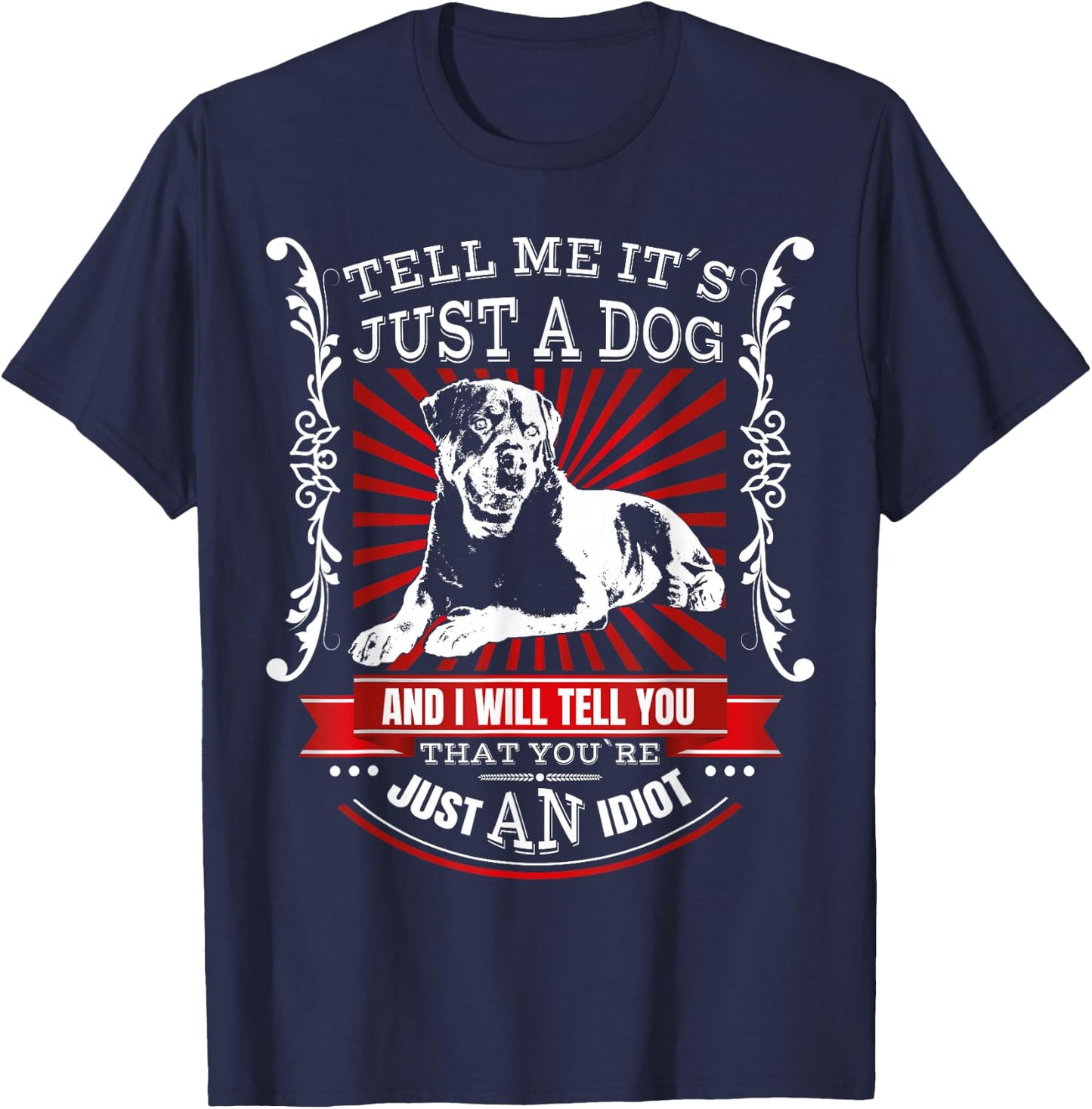 Rottweiler Dog Rottie T-Shirt - T-Shirt | Navy