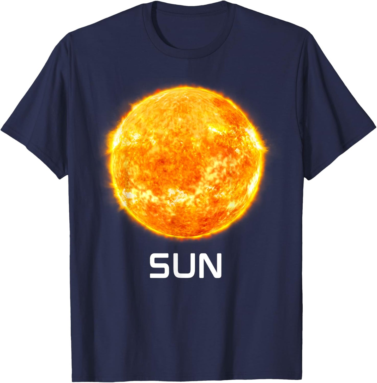 Solar System Planet Sun Outer Space T-Shirt - T-Shirt | Navy