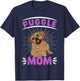 Dog Lover Puggle Mom Dog Owner Mothers Day Pet Owner Puggle T-Shirt - T-Shirt | Navy