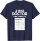 A Wise Doctor Once Wrote Medical Doctor Handwriting T-Shirt - T-Shirt | Navy