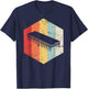 Retro Vintage Electronics Circuit T-Shirt - T-Shirt | Navy