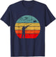 Clay Skeet Shooting Trap Shooting Retro Vintage Sunset T-Shirt - T-Shirt | Navy